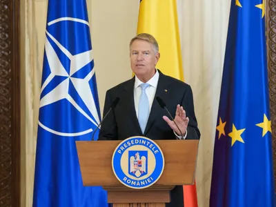 Încheierea mandatului lui Iohannis, ceremonia oficială (sursa: Facebook/Klaus Iohannis)