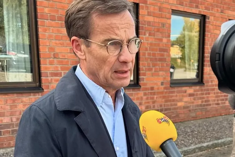 Posibil sabotaj rus în Marea Baltică (sursa: Facebook/Ulf Kristersson)