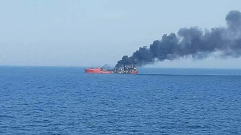 Rușii au lovit un petrolier moldovean (sursa: navalnews.com)