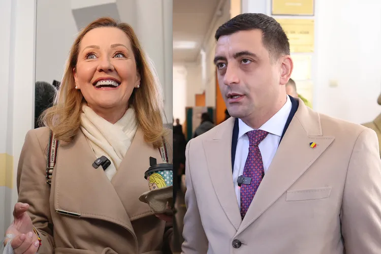 Lasconi și Simion, adversari în interior (sursa: Inquam Photos/George Călin, Octav Ganea)