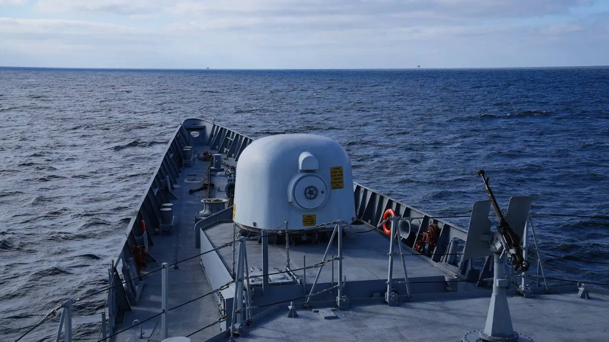 România, angajată să elibereze Strâmtoarea Ormuz (sursa: Facebook/Forțele Navale Române)