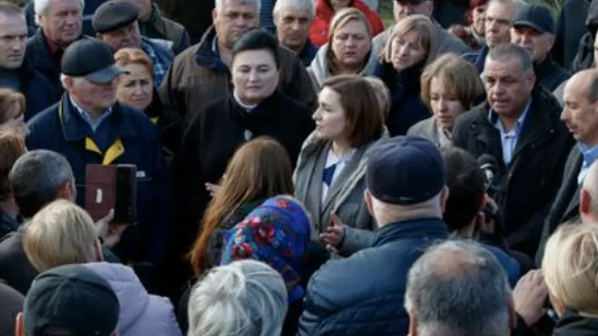 Maia Sandu a mers la Naslavcea (sursa: presedinte.md)