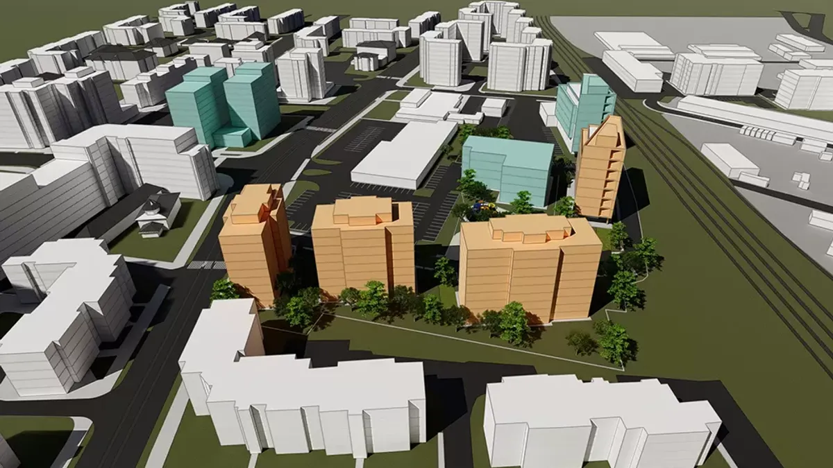 Proiect imobiliar din Iași, grafică 3D