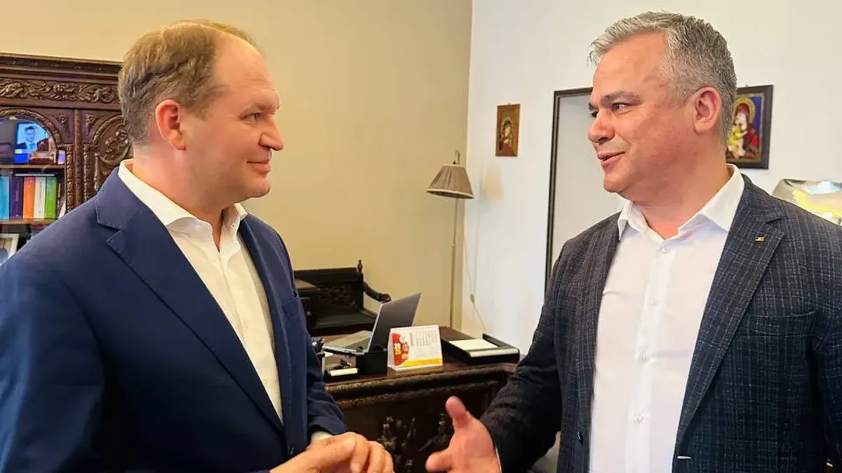 Ion ceban și Adrian Veștea în ianuarie 2025 Foto: Facebook Ion Ceban