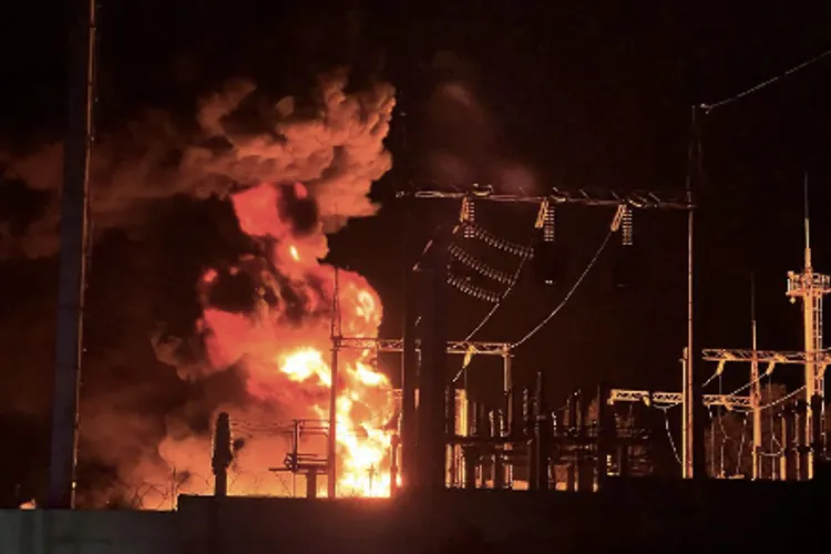 Rușii primesc ce le dau ucrainenilor: centrală electrică din Belgorod, oraș rusesc de graniță, incendiată după un atac