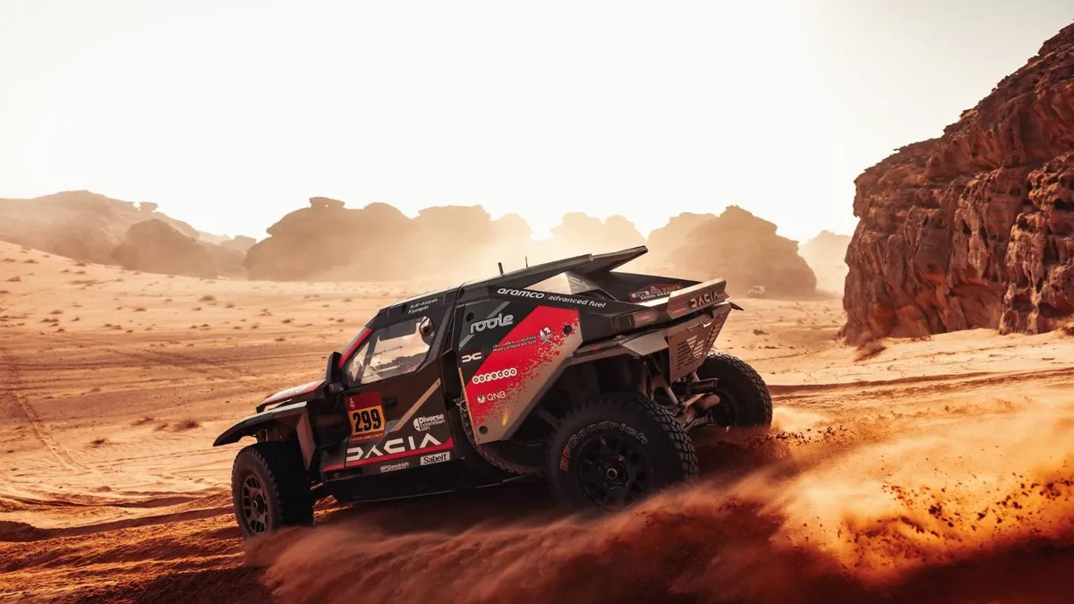 Dacia intră în istoria Raliului Dakar (sursa: Facebook/The Dacia Sandriders)