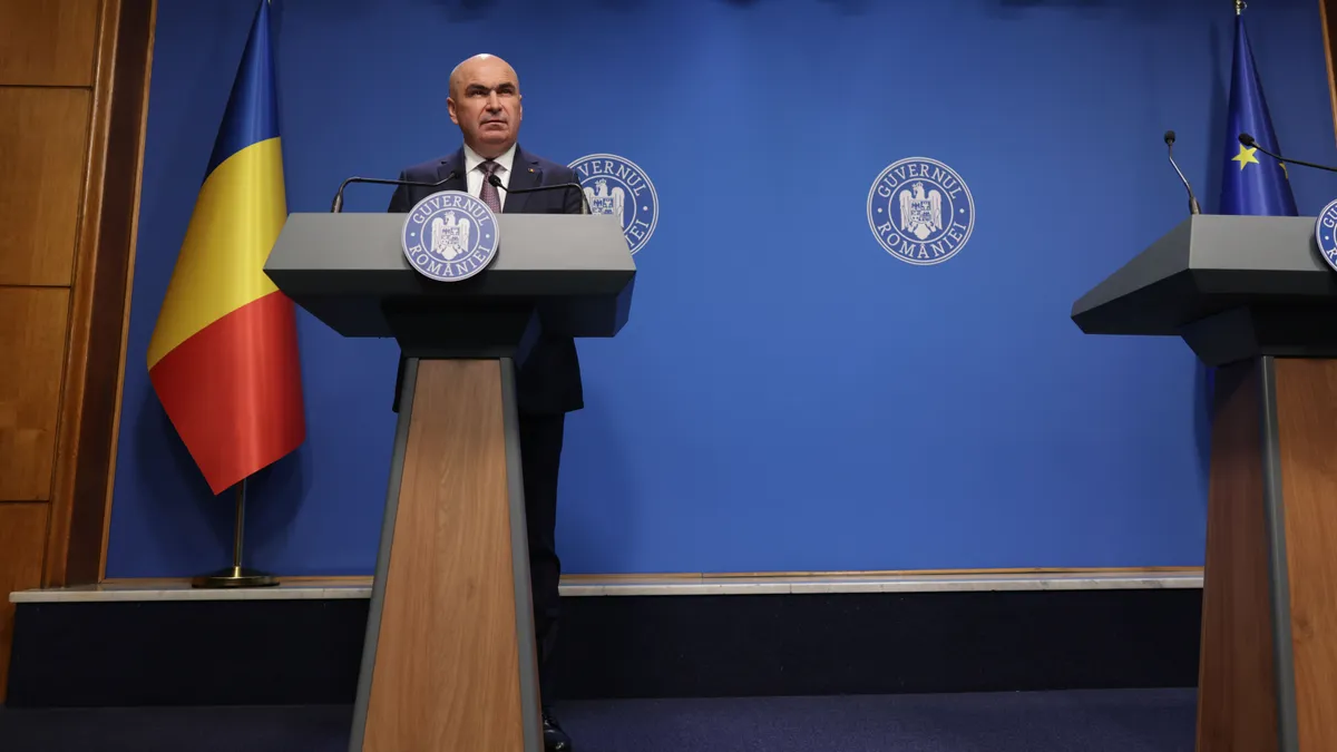 Ilie Bolojan anunță reducerea finanțării partidelor (sursa: Inquam Photos/George Călin)