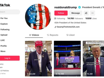 Trump: 50% din TikTok, pentru SUA (sursa: TikTok/realdonaldtrump)