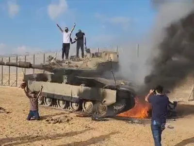 Israelul, luat prin surprindere de un masiv atac al Hamas Foto: Captură video