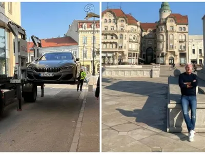 Miliardar maghiar laudă Oradea după ce poliția locală i-a ridicat BMW-ul Foto: Facebook Infotrafic Bihor