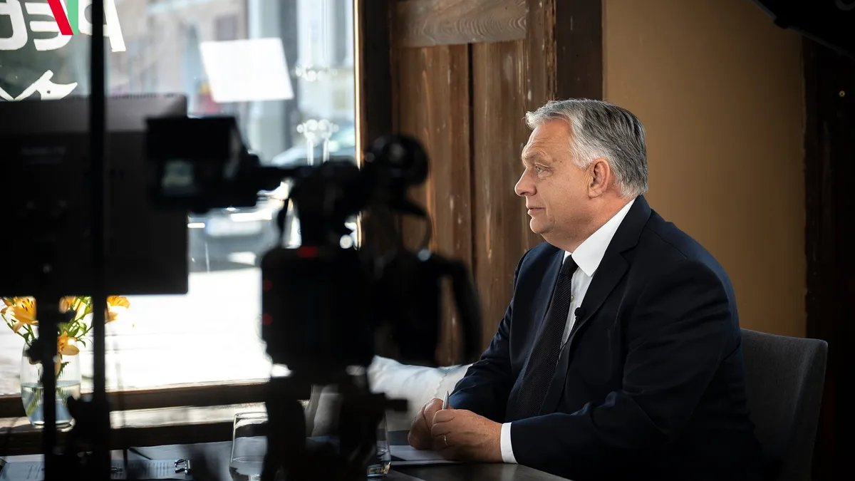 Orbán Viktor, discuție cu Nicușor Dan (sursa: Facebook/Orbán Viktor)