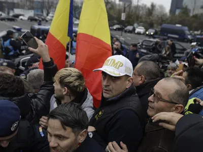 De ce a eșuat mitingul lui Simion împotriva popularilor europeni Foto: Inquam/Octav Ganea