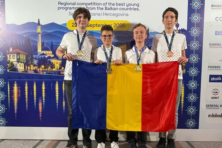 Performanță pentru România la Balcaniada de Informatică pentru Juniori: trei medalii de aur