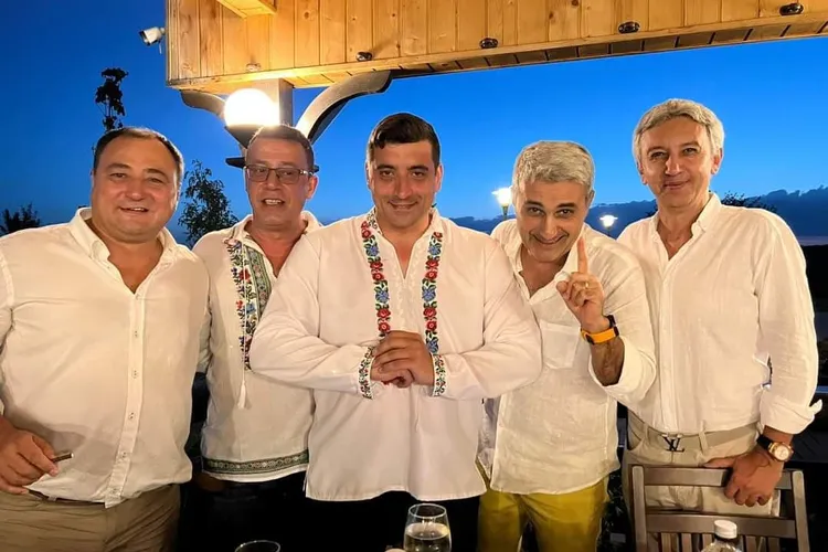 Turcescu, Ciutacu, Palada, pajii lui Simion (sursa: Facebook/Neculai Constantin Munteanu)