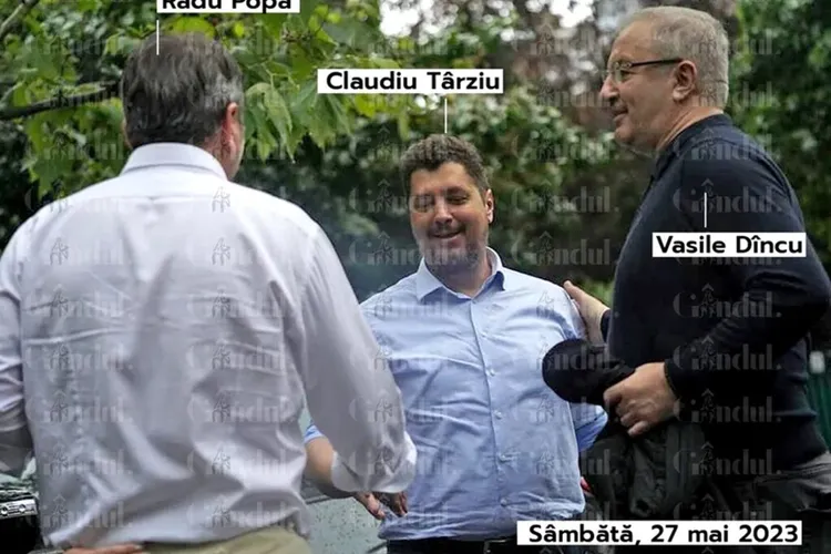 Dîncu, la masă cu Târziu și Coldea Foto: Gândul