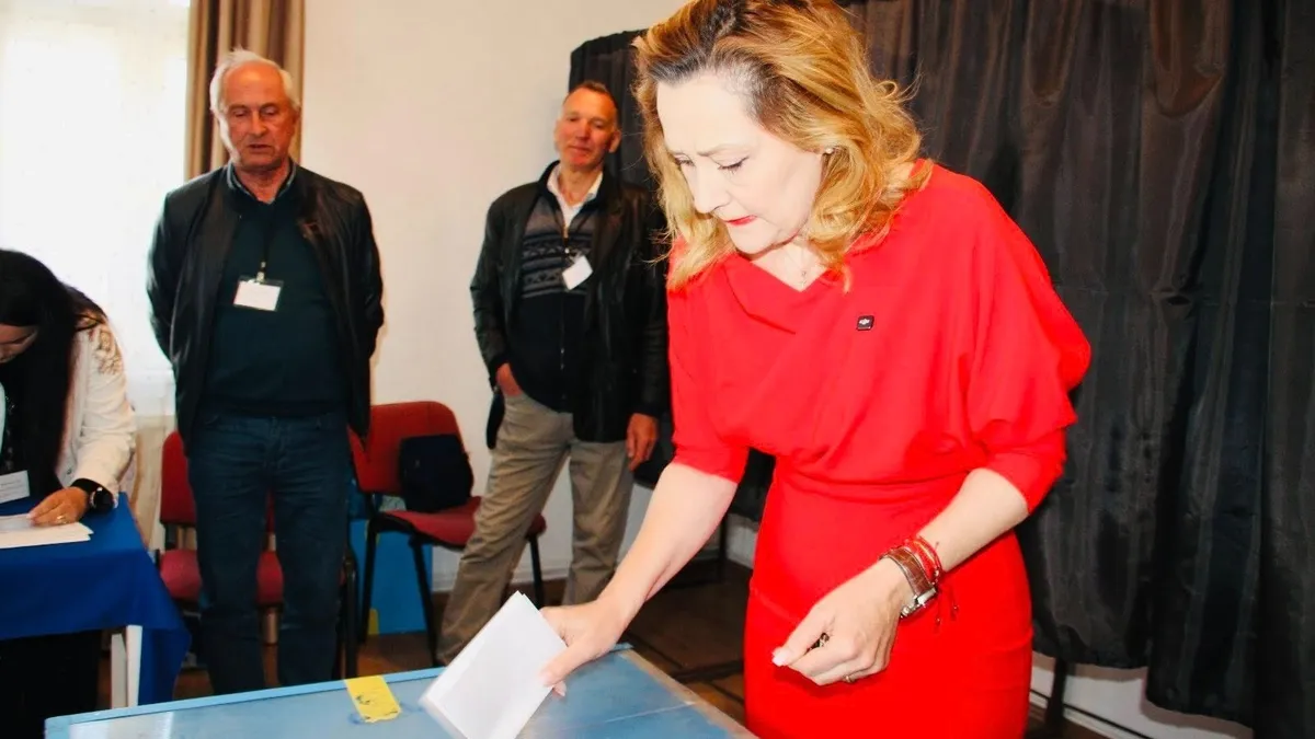 Elena Lasconi, vot pentru direcția europeană (sursa: Facebook/Elena Lasconi)
