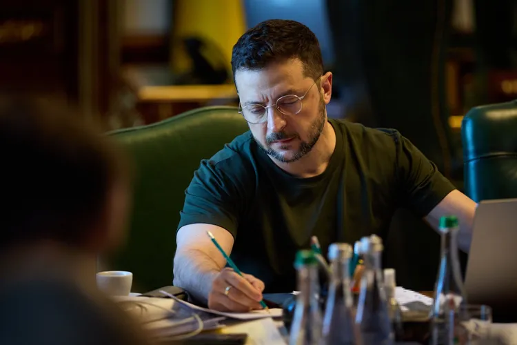 Garanțiile SUA pentru Ucraina, încă neclare (sursa: Facebook/Volodimir Zelenski)