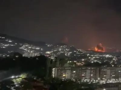 Explozii puternice în capitala Venezuelei (sursa: Facebook/NTN24 Venezuela)