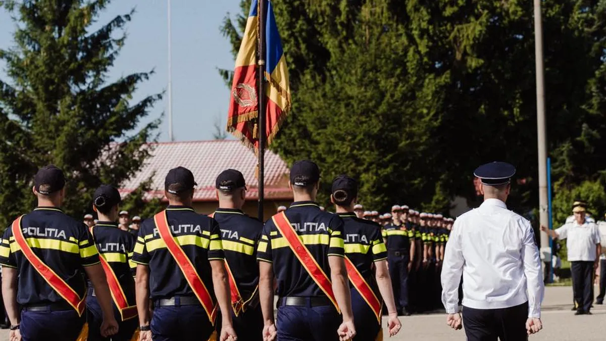 Șeful de post din Chiojdeanca vindea propriile bături alcoolice la buticul local Foto: Facebook Politia Romana