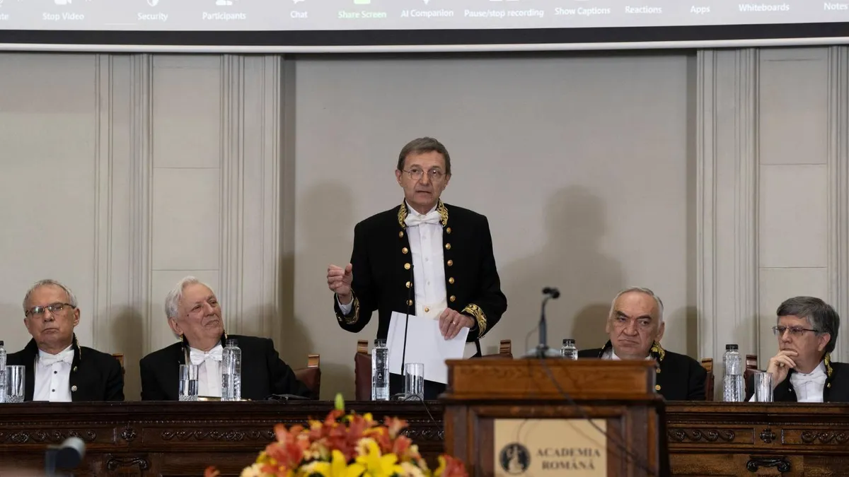 Academia Română respinge ideile candidatului Georgescu (sursa: Facebook/Academia Română)