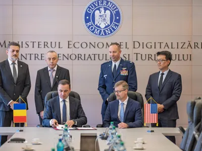 Acord SUA-România pentru coproducția de muniție (sursa: Facebook/U.S. Embassy Bucharest)