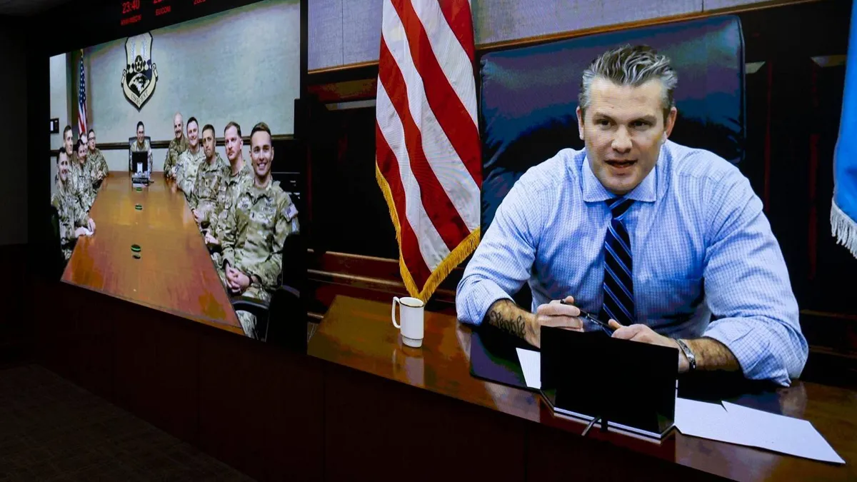 SUA cer Europei să preia apărarea NATO (sursa: Facebook/Secretary of War Pete Hegseth)