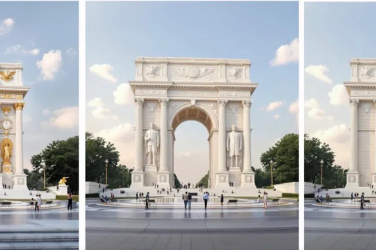 Trump vrea un Arc de Triumf la Washington (sursa: TruthSocial/ Donald J.Trump)