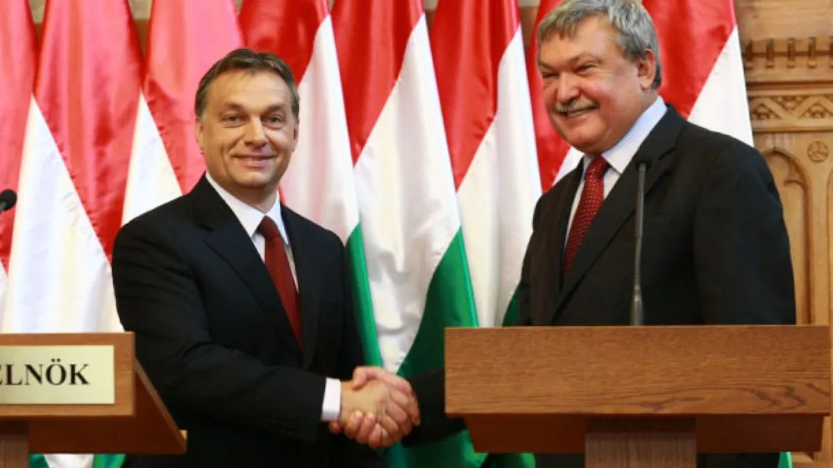 Cine este oligarhul maghiar, apropiat lui Viktor Orban, care vrea să cumpere Napolact Foto: Guvernul Ungariei