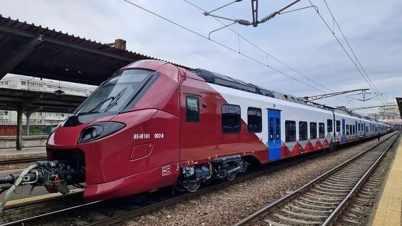 Tren nou, după 20 de ani (sursa: Facebook/ARF - Autoritatea pentru Reformă Feroviară)