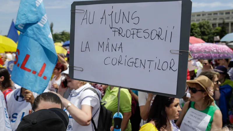 Greva a trecut, hibele Educației rămân (sursa: Inquam Photos/Octav Ganea)