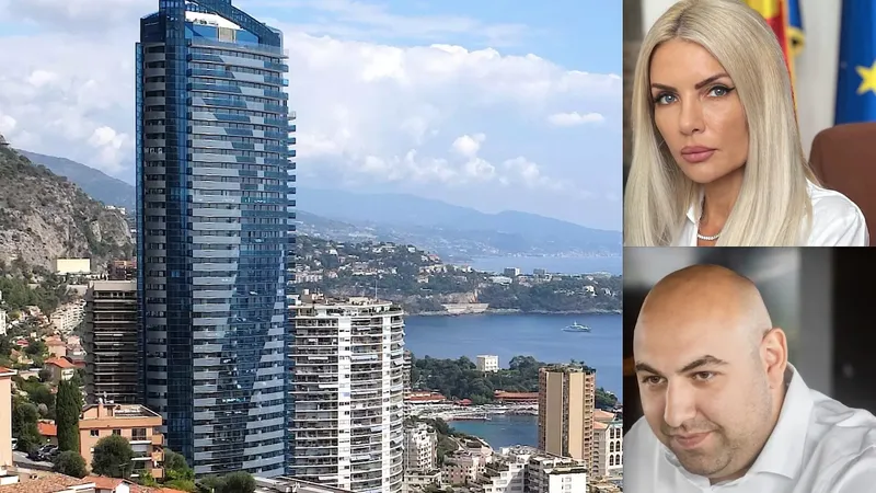 Soții Ciorbă-Vicol, apartament la Monaco (sursa: livein.mc, Hotnews, Facebook/Laura Vicol)