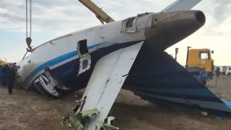 Avion de pasageri prăbușit în Kazahstan (sursa: inform.kz)