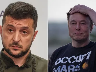 Zelenski îl trolează pe Elon Musk Grupaj foto: Twitter Jewish Community