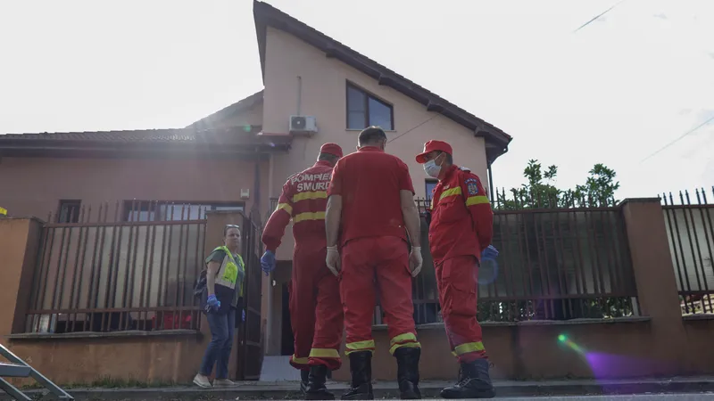 Azilul din Voluntari, rahat în stradă (sursa: Inquam Photos/Octav Ganea)