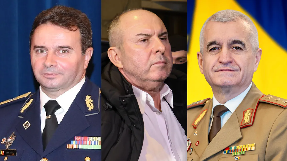 Generalii Luca, Mocanu - protectorii generalului Zisu. De la stânga la dreapta: Mocanu, Zisu, Luca (sursa: MApN, Inquam Photos/George Călin)