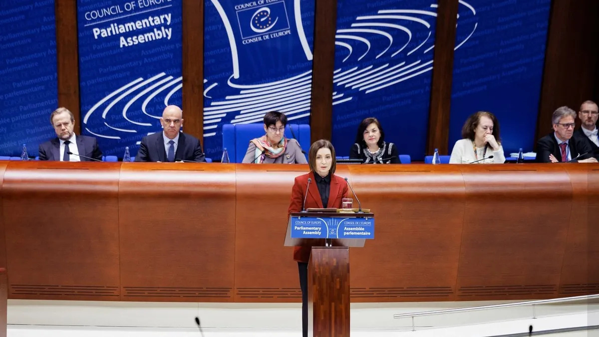 Maia Sandu cere accelerarea aderării Moldovei la UE (sursa: Facebook/Maia Sandu)