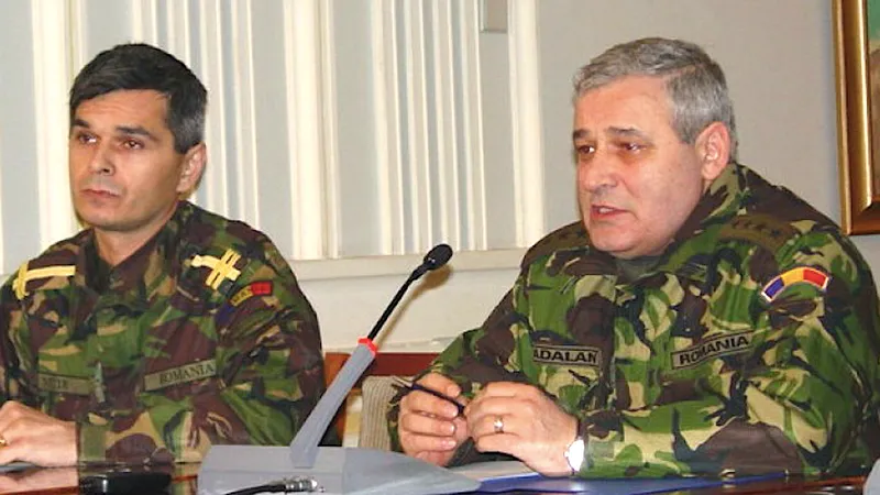 Armata obligatorie, necesară pe model elvețian, spune generalul (r) Eugen Bădălan (în dreapta) (sursa: mapn.ro)