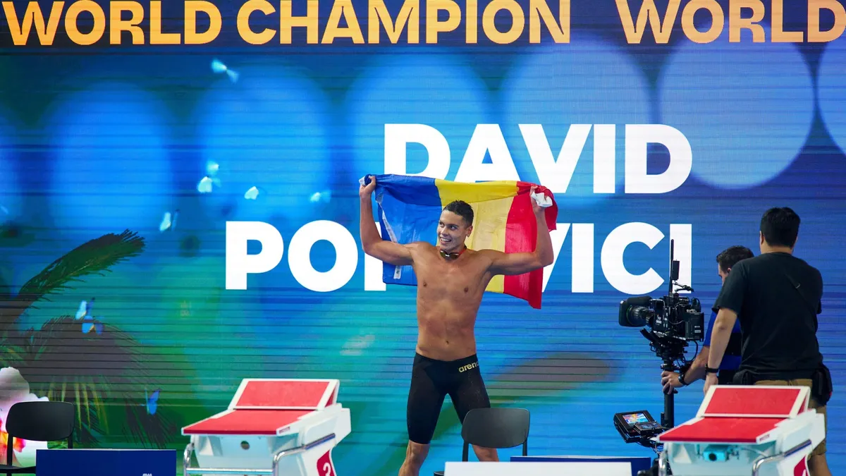 David Popovici, din nou în finală (sursa: Facebook/David Popovici)