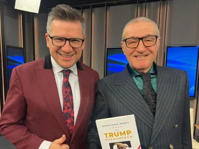 Agerpres promovează cartea lui Mihail Neamțu (sursa: Facebook/Mihail Neamtu)