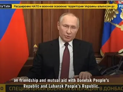 Rusia, amenințată cu noi sancțiuni, după anunțul lui Putin că a invadat Ucraina. Sursă imagine: Twitter Time 