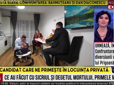 România TV, 40 de minute de propagandă pentru Simion Foto: captură video