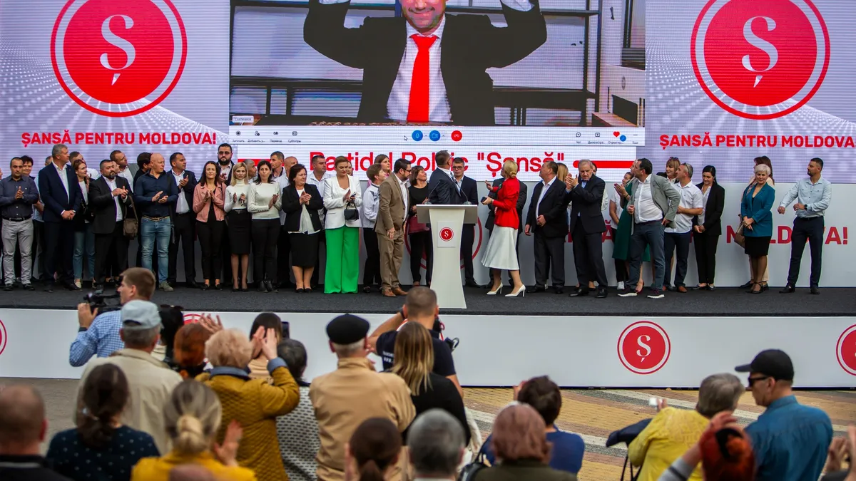 „Șansă”, noul partid al lui Șor, nu va avea dreptul să participe la alegerile locale din Moldova Foto: Facebook
