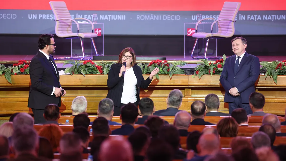 Cum a evitat Antonescu să răspundă la întrebarea privind „măsurile pentru combaterea corupției” Foto: Facebook