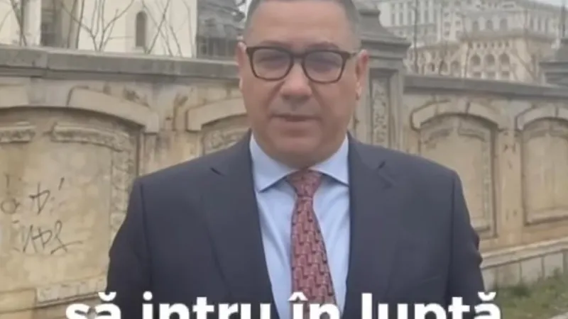 Victor Ponta intră în cursa prezidențială (sursa: Facebook/Victor Ponta)