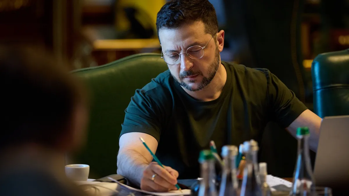 Garanțiile SUA pentru Ucraina, încă neclare (sursa: Facebook/Volodimir Zelenski)