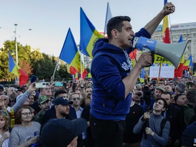 George Simion apără Rusia de acuzația că ar fi atacat la Galați Foto: Inquam/Octav Ganea