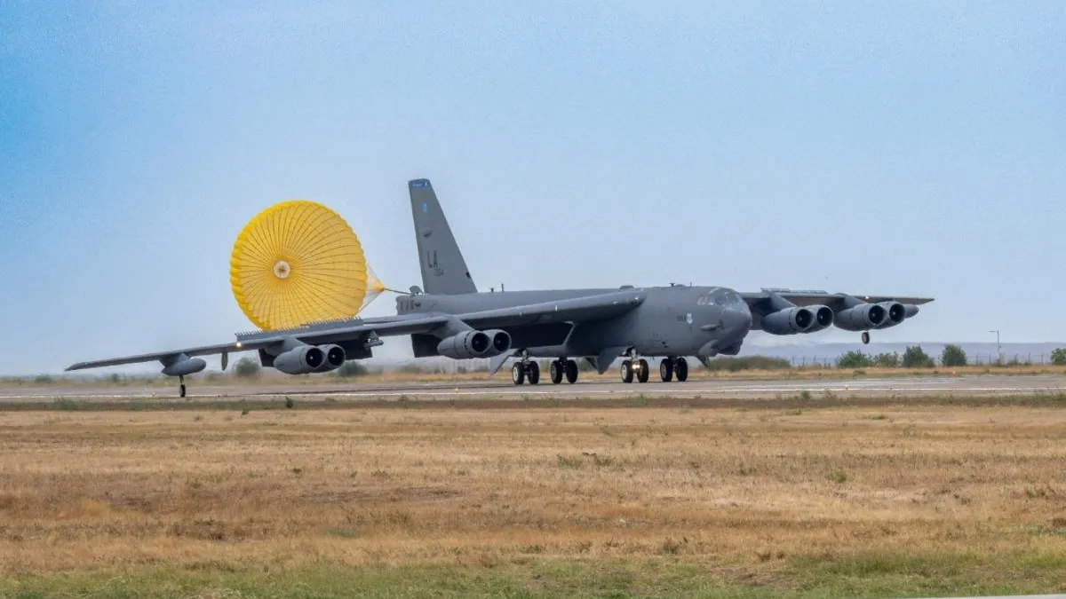 Bombardierele B-52 au aterizat în România Foto: U.S. Air Force/ Seth Watson.