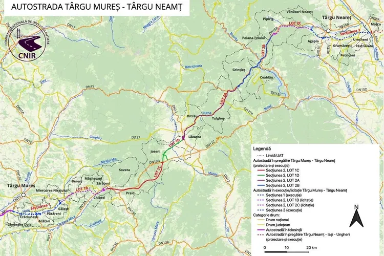 Autostrada A8, licitații de proiectare, execuție (sursa: Facebook/Compania Națională de Investiții Rutiere)