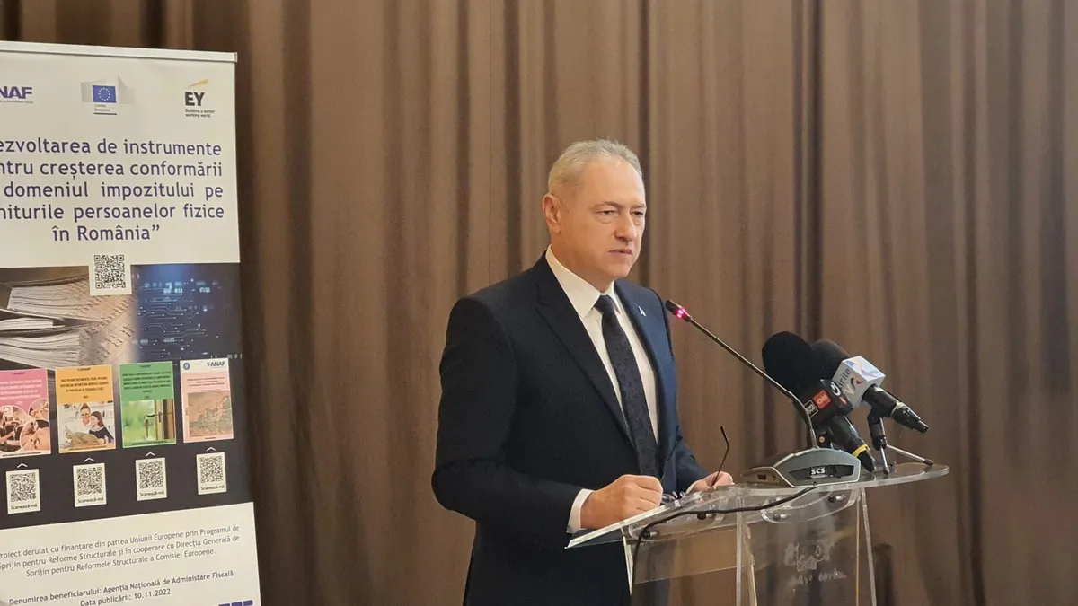 Șeful ANAF, Lucian Heiuș, desființează „digitalizarea” de la Mediu Foto: Facebook ANAF