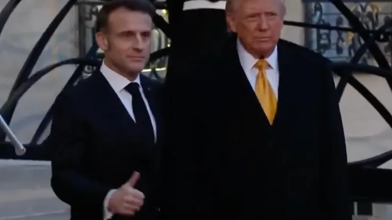 Macron, întâlnire cu Trump și Zelenski (sursa: YouTube/MN)